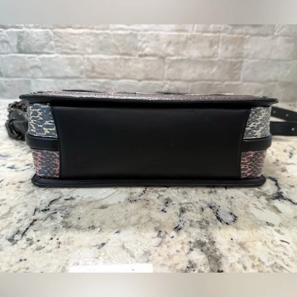 Coach NWT Dreamer Multicolor Python & Leather Crossbody Bag - Picture 9 of 16